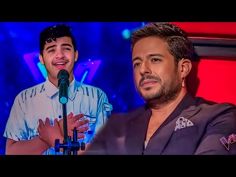 شاب يبكي لجنة التحكيم أثناء أدئة لأنشودة يا نبي سلام عليك ويبكي الجمهور في #mbcthevoice