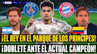 ¡DOBLETE EN CHAMPIONS! PRENSA ARGENTINA SE EMOCIONAN CON GOLAZOS DE LUIS DIAZ vs PSG CHAMPIONS L.