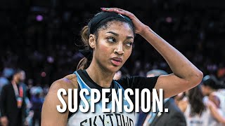 Angel Reese SUSPENDED for Las Vegas Aces game...