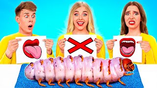 Mordida, Lambida ou Nada o Desafio Alimentar | Desafio Maluco por Mega DO Challenge