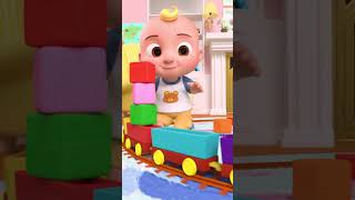 Colorful block chaos! #CoComelon #Shorts #KidsCartoons