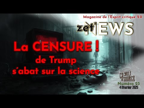 USA la censure de Trump s'abat sur la science [Zet'NEWS]