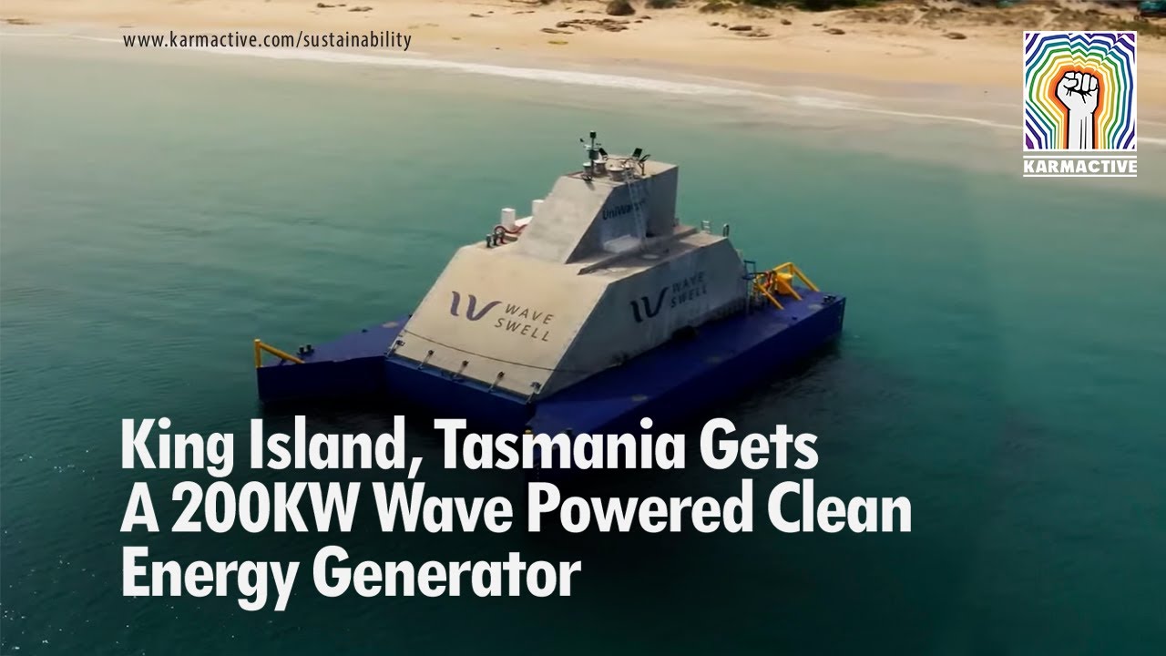 King Island Tasmania Gets A 200KW Wave Powered Clean Energy Generator.