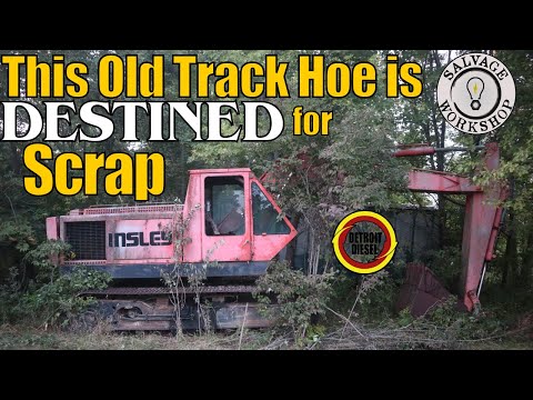 Will the OLD Excavator START?... & is it WORTH Rescuing? ~ 1970's Track-Hoe Sat for over 25 years