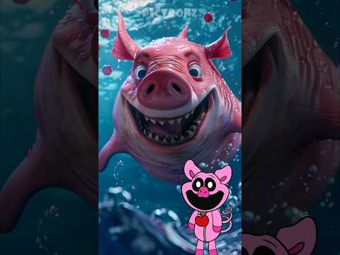 Poppy Playtime as SHARK! 🦈 [Chapter 3 Characters] (Cartoon Animation)
