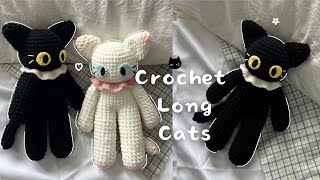 🐈‍⬛ How to Crochet Long Cat *Simply | Step-by-step Amigurumi Tutorial