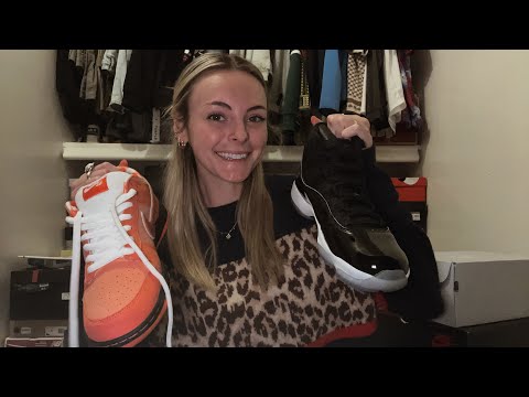 ASMR on My Boyfriend’s Shoe Collection 👟 Tapping, Scratching, Whispering etc.