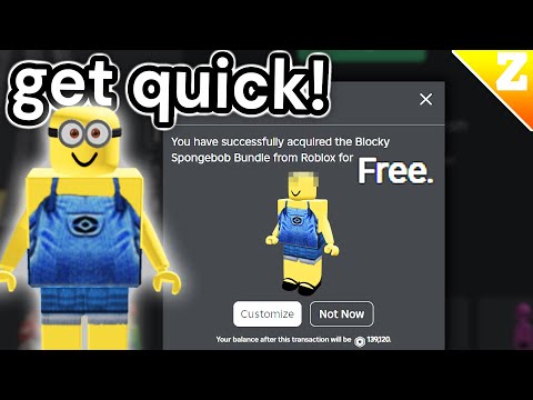 How To GET The NEW FREE MINION BUNDLE in Roblox! QUICK!