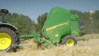 John Deere -pyöröpaalain oljille I Helppo käyttö ja korkea paalitiheys