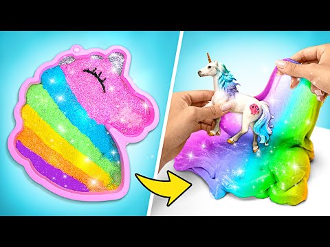 Increíble DIY unicornio 🦄✨ Arco iris manualidades