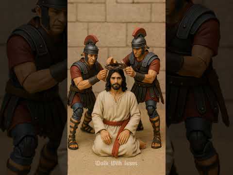 Crown of Thorns Placed on Jesus – A Moment of Prophecy