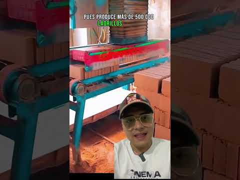 una maquina de fabricación de ladrillos #noticias #latinoamerica #tendencias #trabajo
