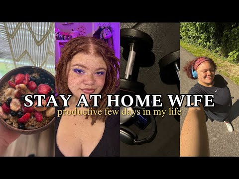 Days in my life as a STAY AT HOME WIFE! *productive*