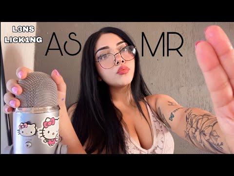 ASMR ESPAÑOL - S P 1 T P4INT1NG lento + INTENSO.