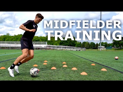 Individual Midfielder Training Session | Technical Training Drills For Midfielders