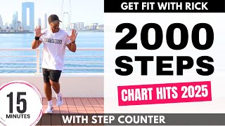 2000 Steps Walking Workout | Chart Hits 2025 | 15 Minutes