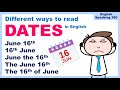 Understanding Ordinal Numbers and Dates