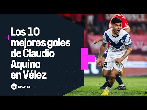 Los 10 MEJORES GOLES de Claudio #Aquino en #Velez ⚪🔵 La FIGURA del CAMPEÓN