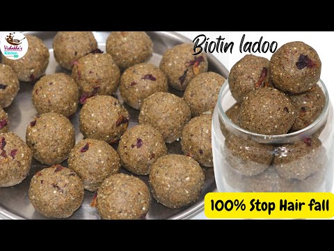 Eat 1 ladoo everyday Biotin +Collagen +Iron +Calcium +Protein Rich Laddu For Healthy & Glowing Skin