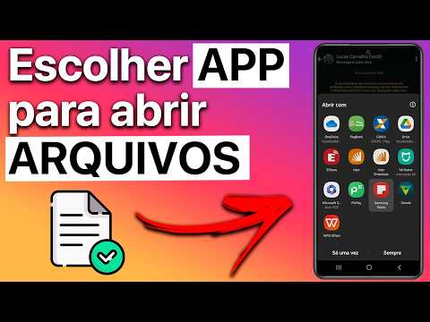 COMO RECONFIGURAR APLICATIVO PARA ABRIR ARQUIVO NO CELULAR