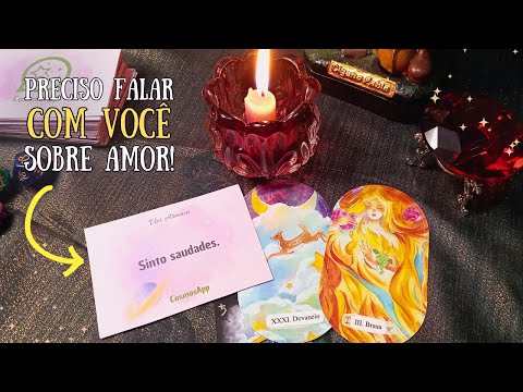 💖 Dentro da MENTE da PESSOA AMADA: Quero Falar COM VOCÊ!