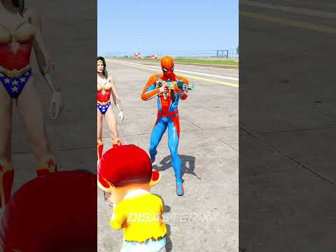 GTA V : WHAT HAPPENED WITH SPIDER-MAN SON 😨 #shorts