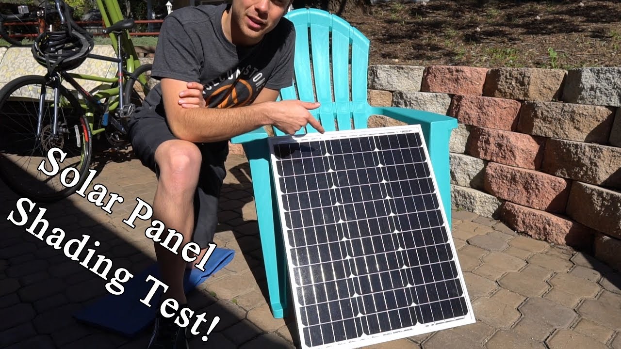 How does shading affect solar panels? Quick test!