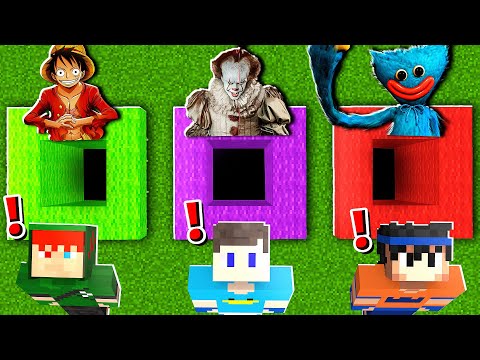 NÃO ESCOLHA O BURACO ERRADO NO MINECRAFT!!