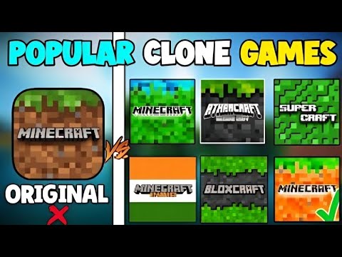 Playing Minecraft’s Popular Clone Games Ever Made !...