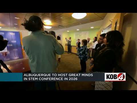YouTube video thumbnail: Great Minds in Stem Conference Coming to Albuquerque in 2026