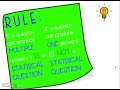 Identifying Statistical Questions