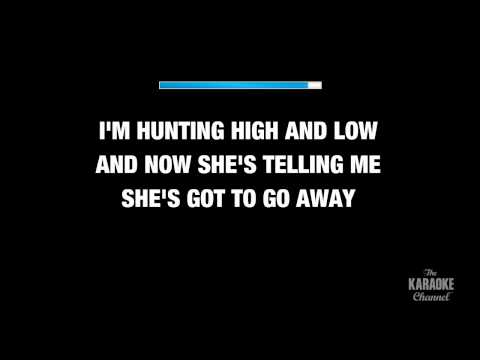 Hunting High And Low in the Style of “a-ha” karaoke video with lyrics (no lead vocal)