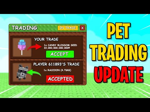 NEW TRADING IS HERE in GROW A GARDEN!! (Roblox)