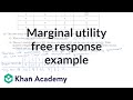 Understanding Marginal Utility and Budget Allocation