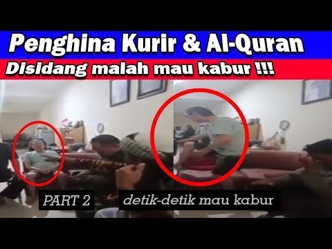 WARGA GERAM SERUDUK MASUK KE RUMAH PENISTA AGAMA DI BANDUNG