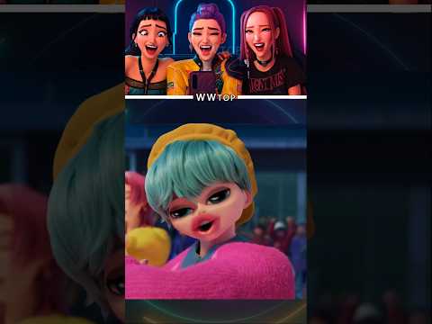 TRY NOT TO LAUGH 😆 Rumi, Mira, and Zoey React to Funny Kpop Demon Hunters Memes №6