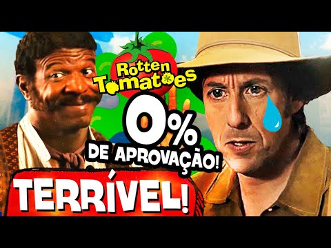 9 FILMES COM NOTA 0% NO ROTTEN!