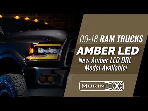 Morimoto Ram (09-18) Amber XB LED Headlights | LF520-A-ASM