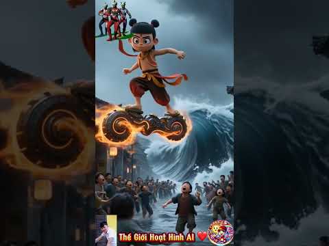Na Tra giải cứu người dân khỏi lủ lụt #hoathinh #cartoon #ultraman #natra #doraemon