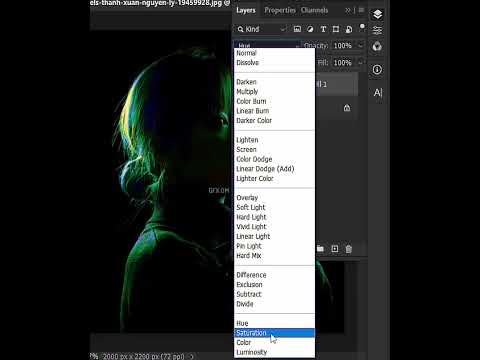 How to make dual light effect easily using photoshop 2024