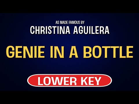 Christina Aguilera – Genie In A Bottle | Karaoke Lower Key