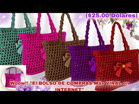 ⛔️ Woow!! El Increible BOLSO DE COMPRAS Más VIRAL de SHEIN Tejeló en POCAS HORAS ($25 Dólares)