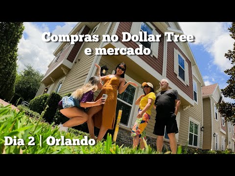 Compras no Dollar Tree e Mercado