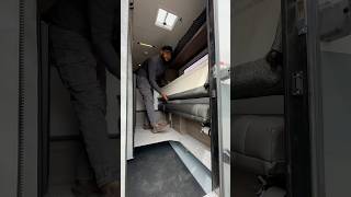 Fastest camper bunk bed set-up EVER?! 👀 #truckcamper #overlanding #4x4 #rvlife