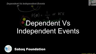 Dependent Vs Independent Events