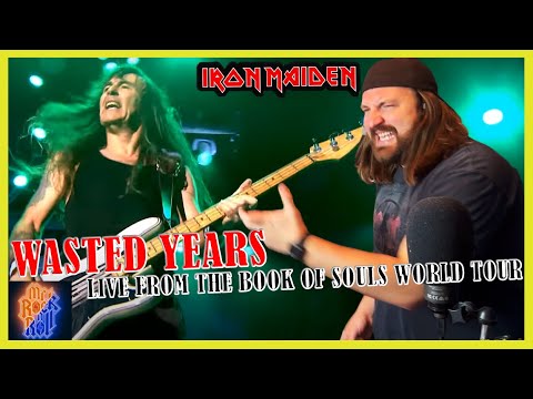 MORE OF THIS!!! | Iron Maiden - Wasted Years (Live from The Book Of Souls World Tour) | REACTION