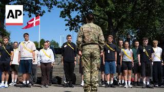 YouTube video thumbnail: Young Conscripts in Denmark Begin Extended 11-Month Military Service