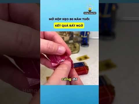 Mở hộp kẹo 80 năm tuổi từ thế chiến thứ 2