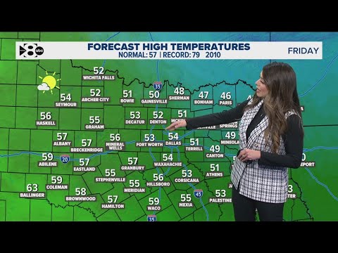 DFW Weather: Chilly mornings, pleasant afternoons through this weekend