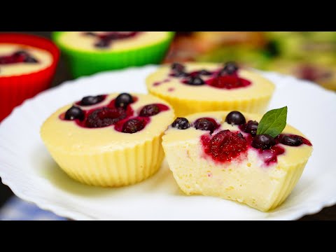 Чизкейки: нежнейшие, рецепт без муки и масла!